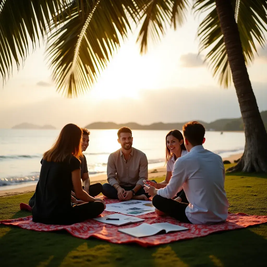 Professional team collaboration